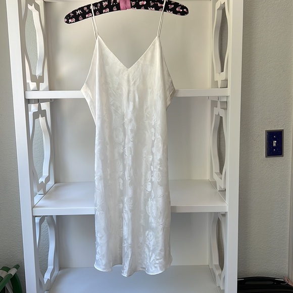 Vintage 1990’s Kathryn Silky Slip Negligee Lingerie Dress Chemise and Robe - Picture 3 of 8